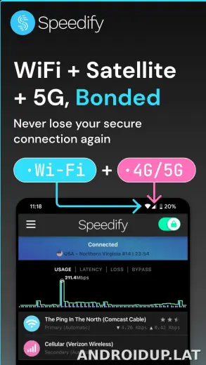 Speedify скриншот 1